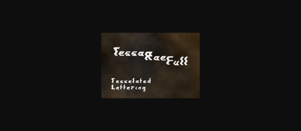 Tessa Rae Font Poster 4