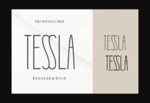Tessla Font Poster 1