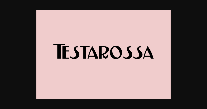 Testarossa Font Poster 1