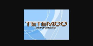 Tetemco Font Poster 1