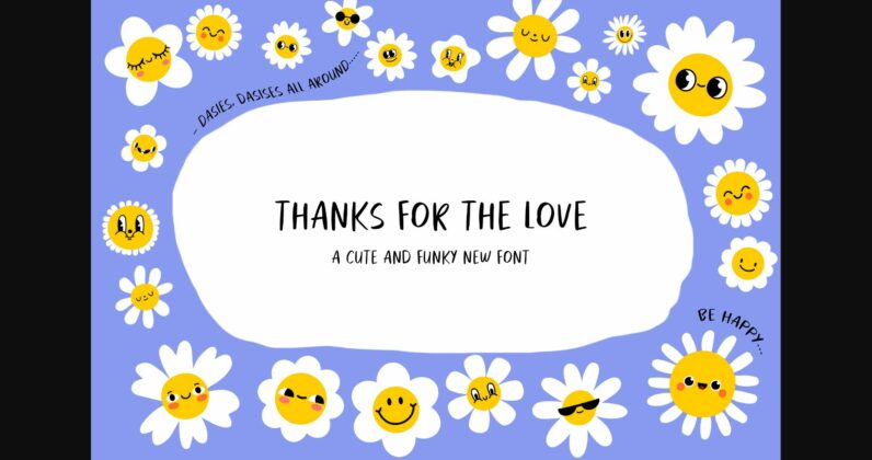Thanks for the Love Font Poster 3