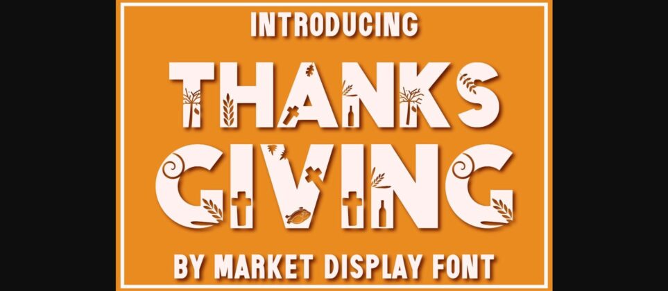 Thanksgiving Font Poster 3