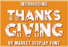 Thanksgiving Font Poster 1