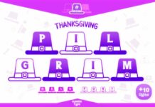 Thanksgiving Pilgrim Font Poster 1