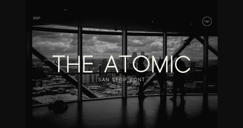 The Atomic Font Poster 3