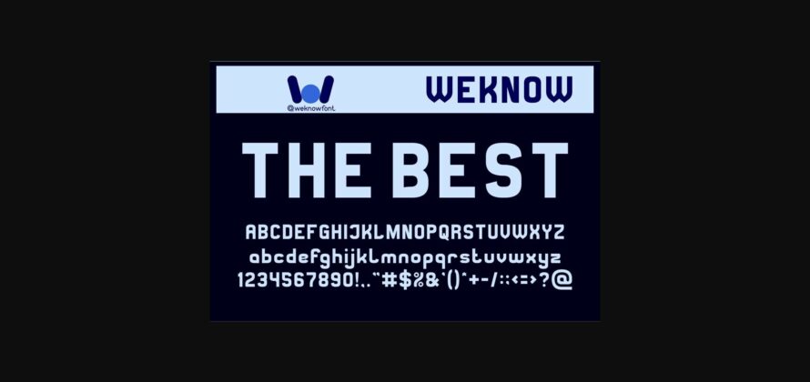 The Best Font Poster 3