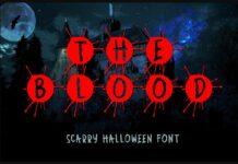 The Blood Font Poster 1