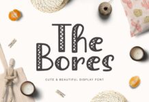 The Bores Font Poster 1