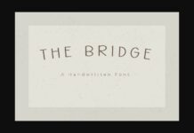 The Bridge Font Poster 1