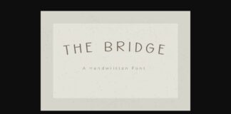 The Bridge Font Poster 1