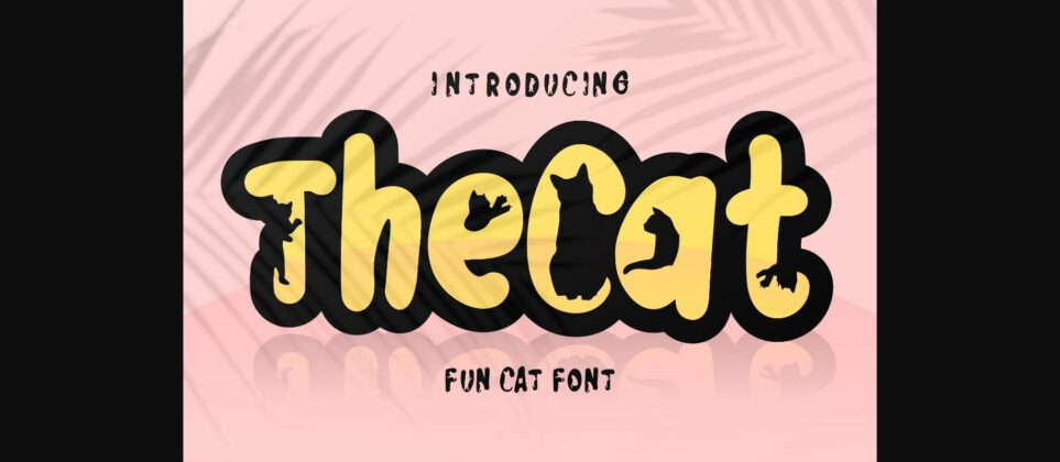 The Cat Font Poster 3