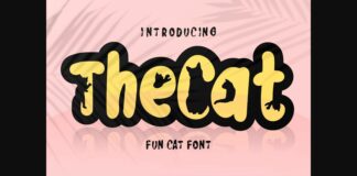 The Cat Font Poster 1