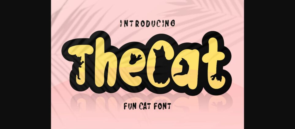 The Cat Font Poster 1