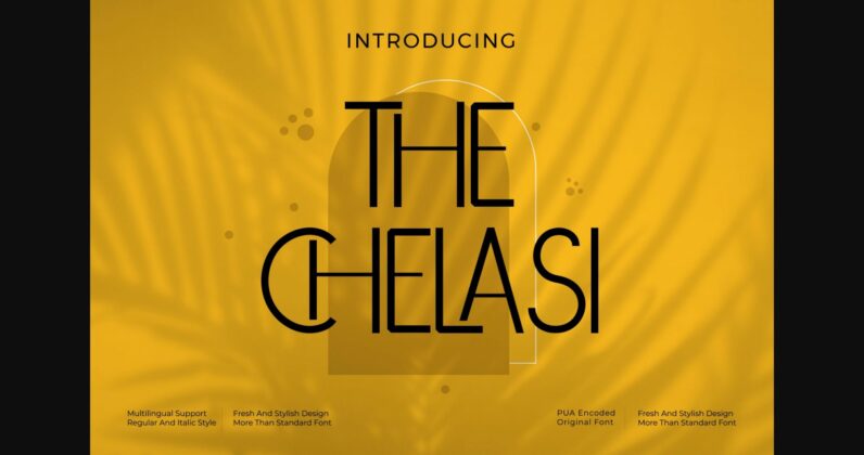 The Chelasi Font Poster 3