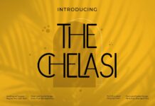 The Chelasi Font Poster 1