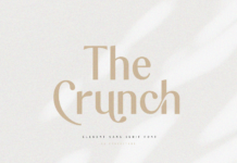 The Crunch Font Poster 1