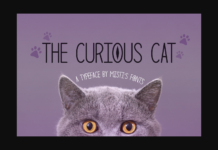 The Curious Cat Font Poster 1
