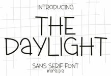 The Daylight Font Poster 1
