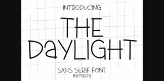 The Daylight Font Poster 1