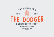 The Dodger Font Poster 1