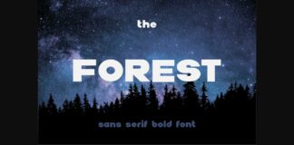 The Forest Font Poster 1