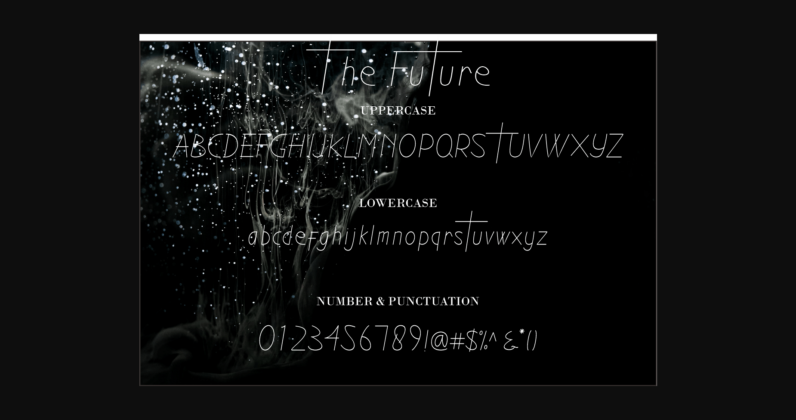 The Future Font Poster 8