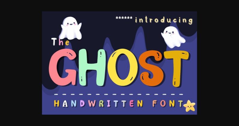 The Ghost Font Poster 3