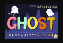 The Ghost Font Poster 1