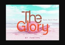 The Glory Font Poster 1