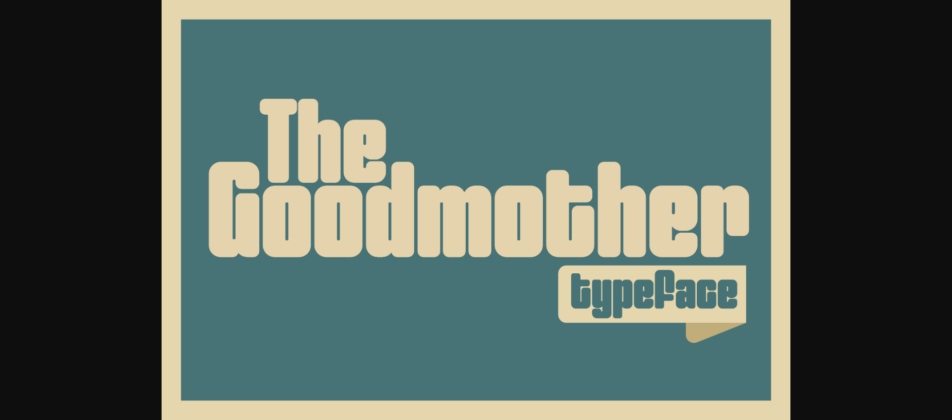 The Goodmother Font Poster 3