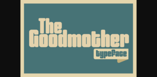 The Goodmother Font Poster 1