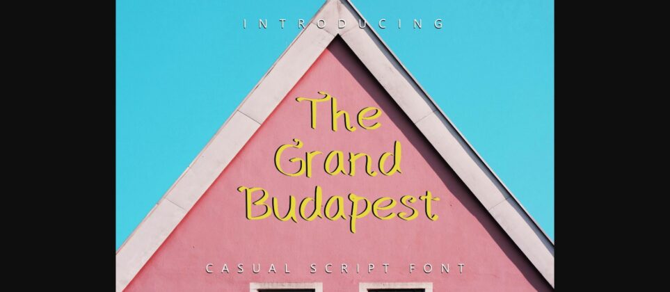 The Grand Budapest Font Poster 1