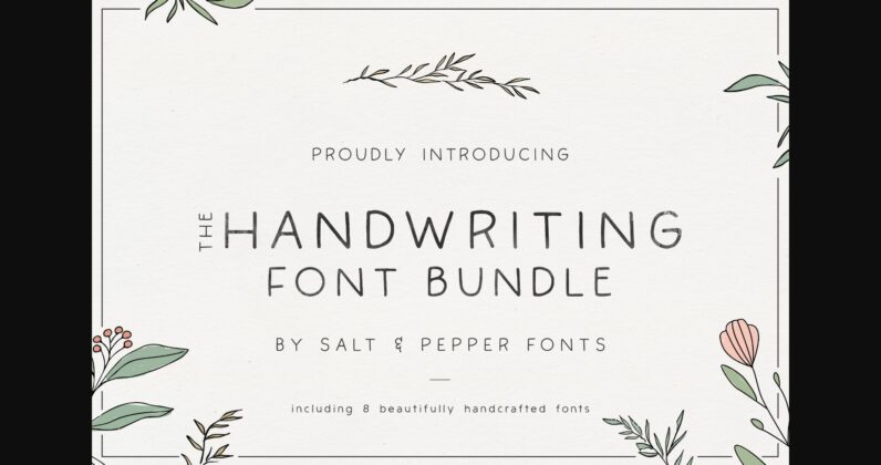 The Handwriting Bundle Font Poster 3