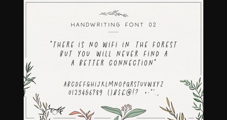 The Handwriting Bundle Font Poster 6