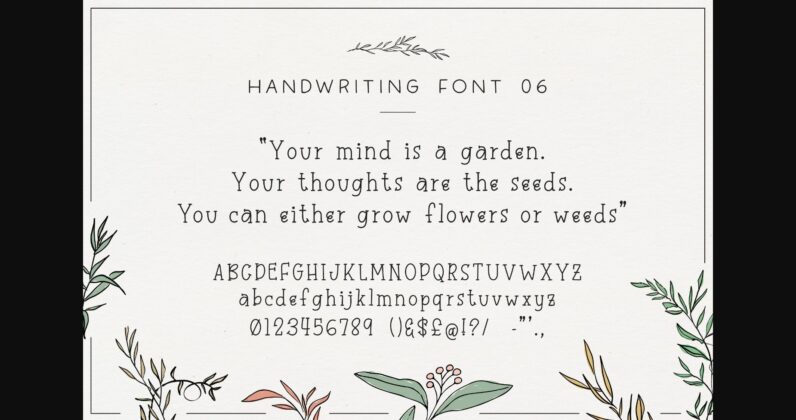 The Handwriting Bundle Font Poster 10
