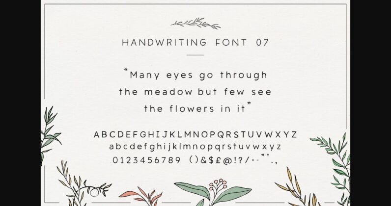 The Handwriting Bundle Font Poster 11