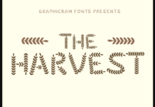 The Harvest Font Poster 1