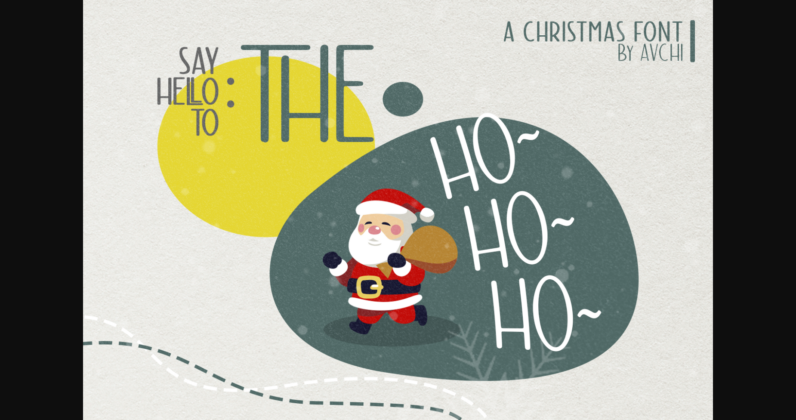 The Hohoho Font Poster 4