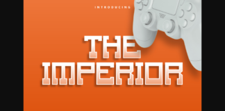 The Imperior Font Poster 1