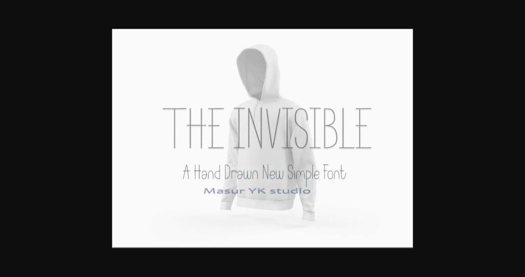 The Invisible Font Poster 3
