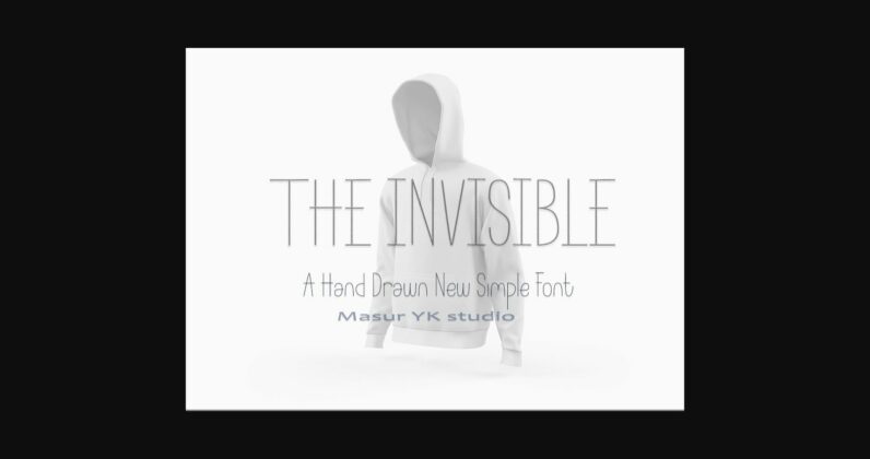 The Invisible Font Poster 3