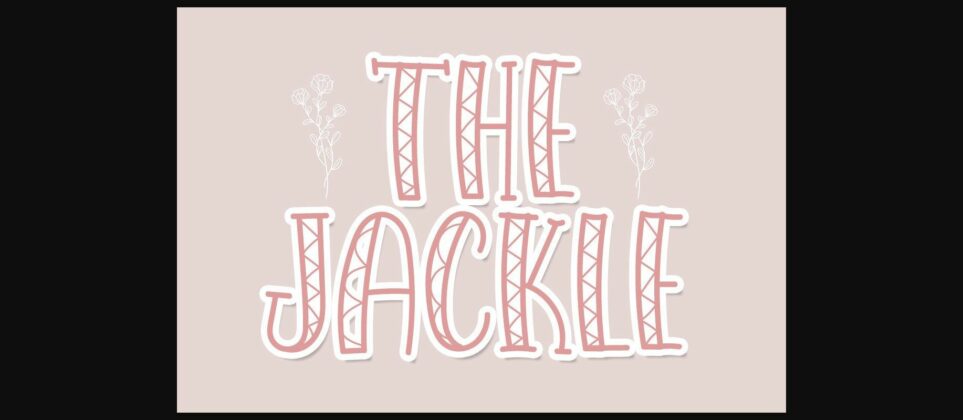 The Jackle Font Poster 3