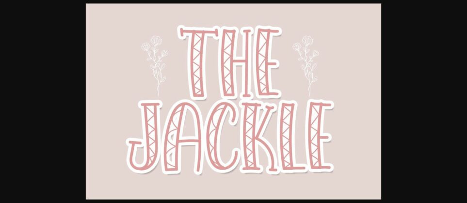 The Jackle Font Poster 1