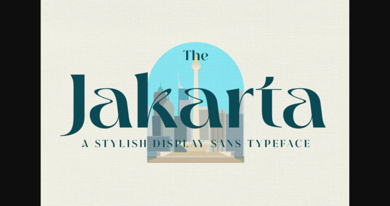 The Jakarta Font Poster 3