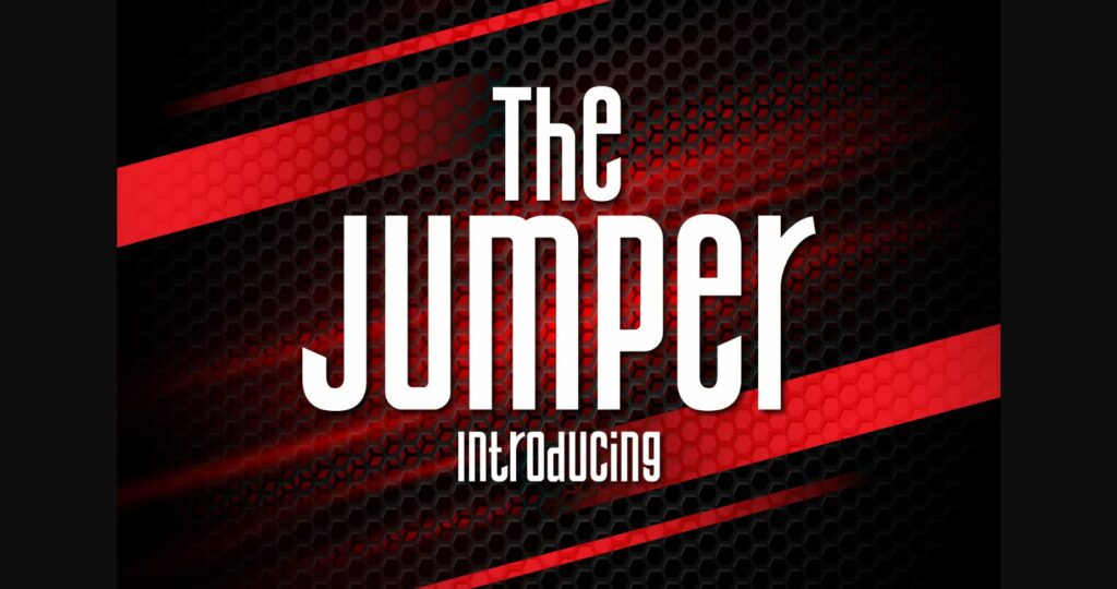 The Jumper Font Poster 3