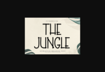 The Jungle Font Poster 1