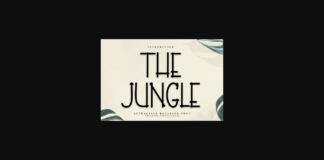 The Jungle Font Poster 1