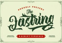 The Lastring Font Poster 1