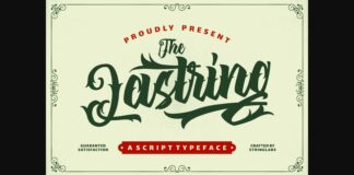 The Lastring Font Poster 1