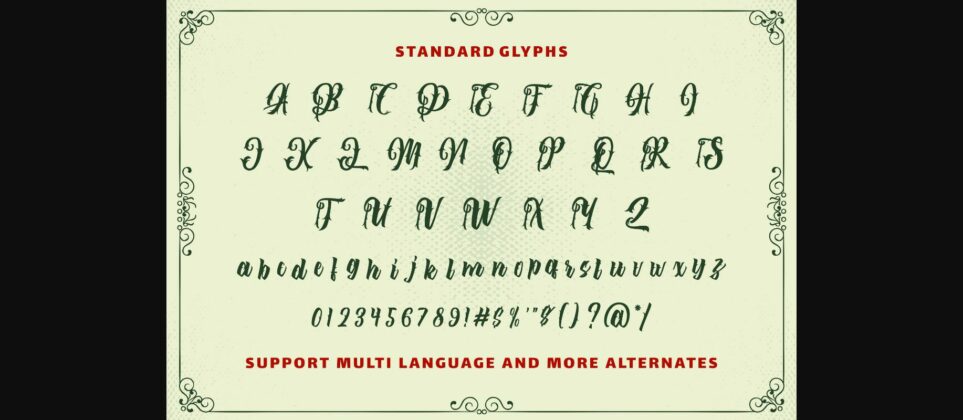 The Lastring Font Poster 10